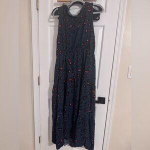 SHEIN Curve Green Leopard Dress